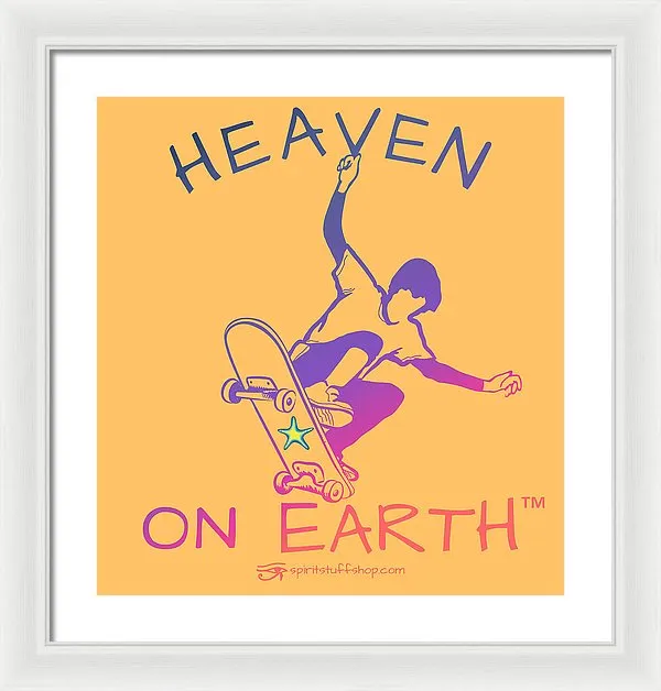 Skateboarding/skater - Framed Print