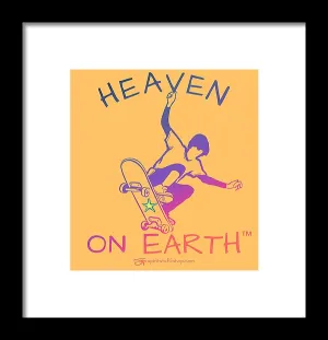 Skateboarding/skater - Framed Print