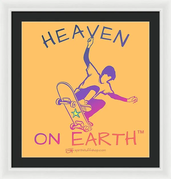 Skateboarding/skater - Framed Print