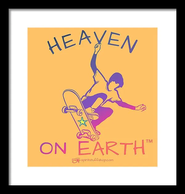 Skateboarding/skater - Framed Print