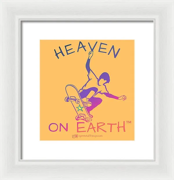 Skateboarding/skater - Framed Print