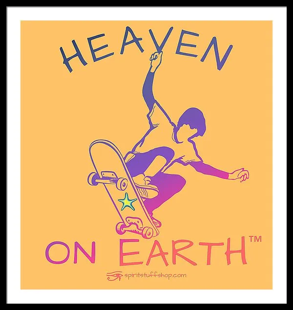 Skateboarding/skater - Framed Print