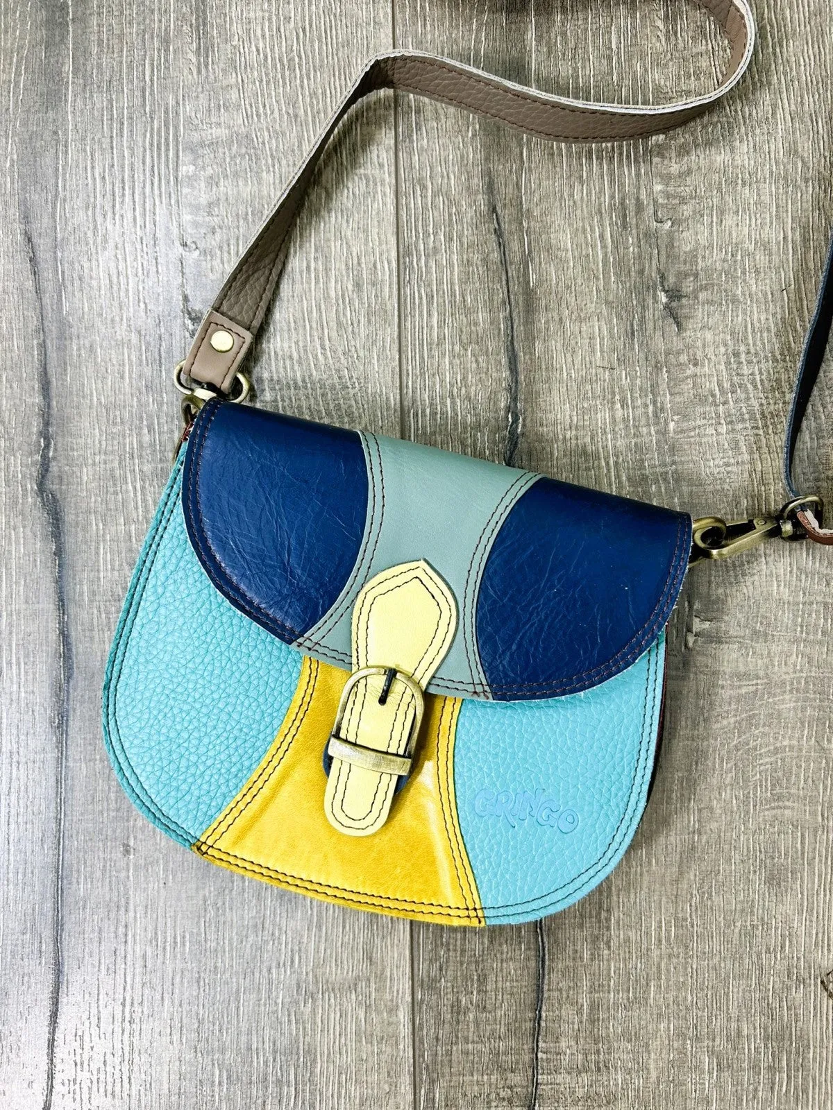 Small Buckle Leather Bag