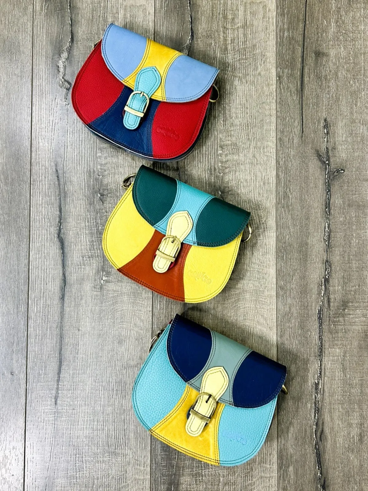 Small Buckle Leather Bag