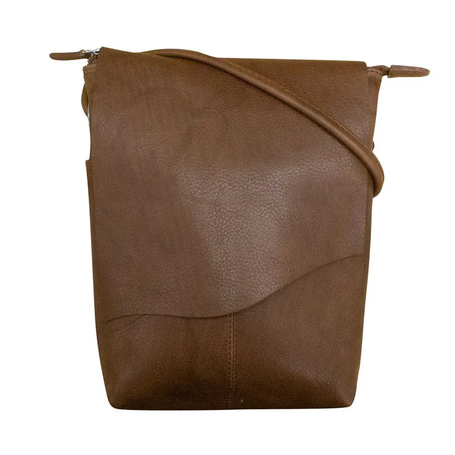 Small Crossbody With Raw Edges