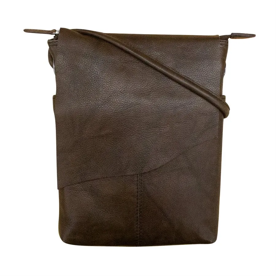 Small Crossbody With Raw Edges