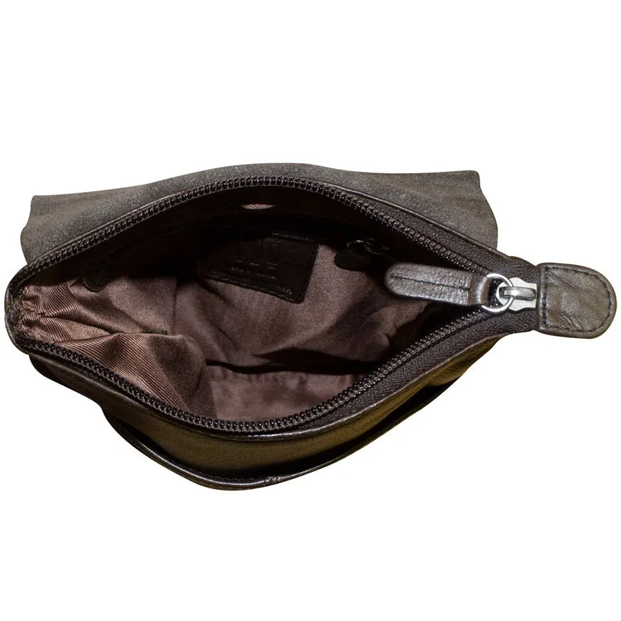 Small Crossbody With Raw Edges