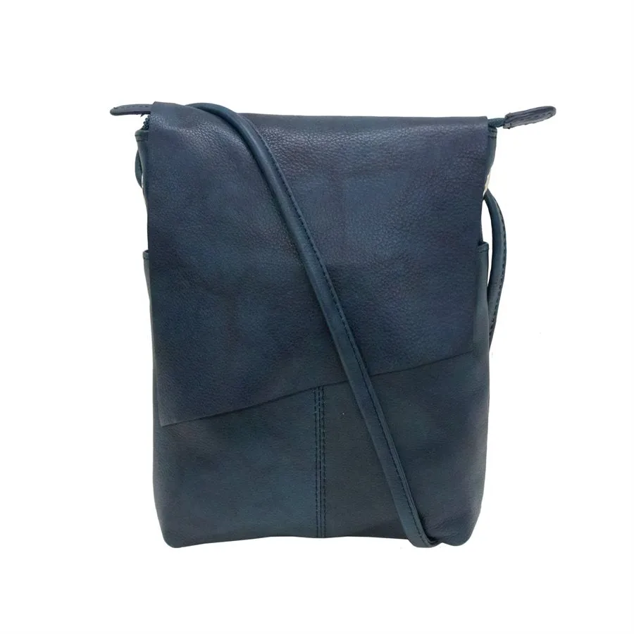 Small Crossbody With Raw Edges