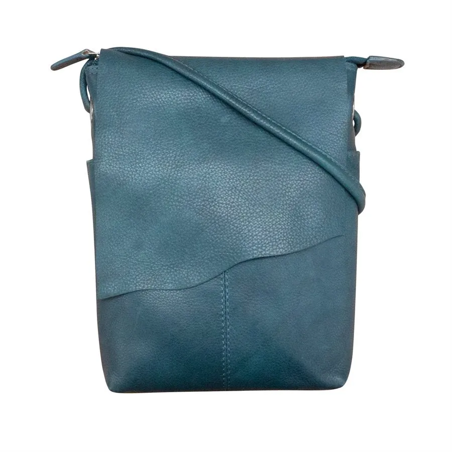 Small Crossbody With Raw Edges