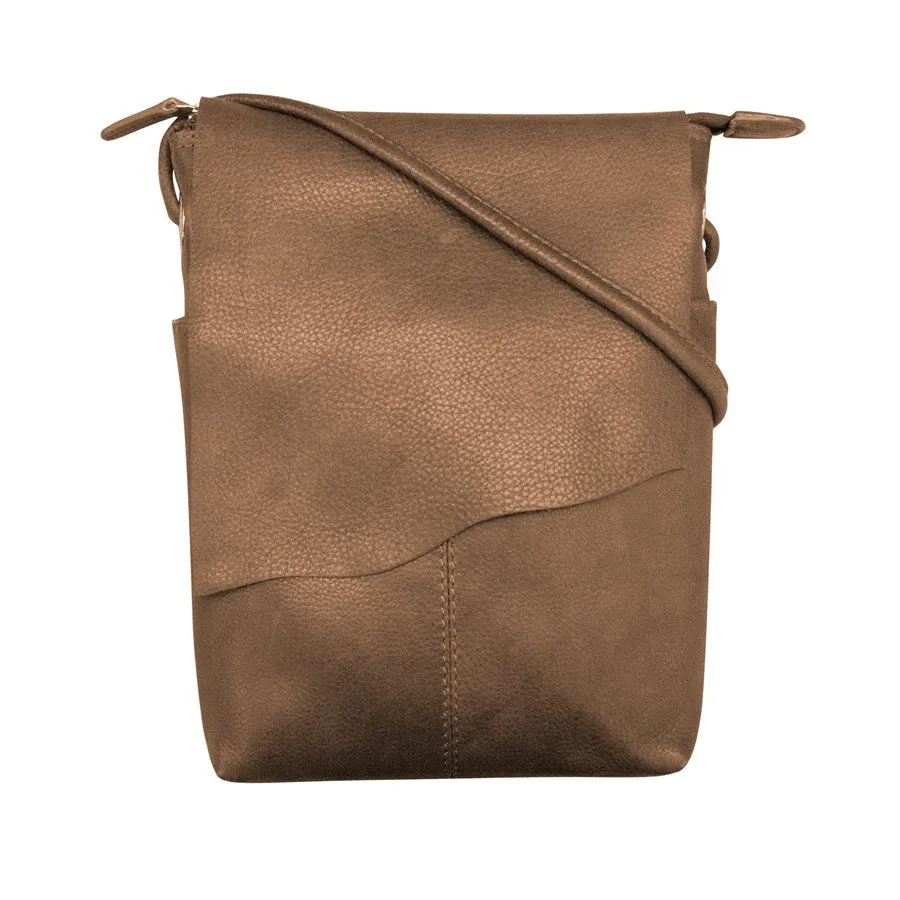 Small Crossbody With Raw Edges