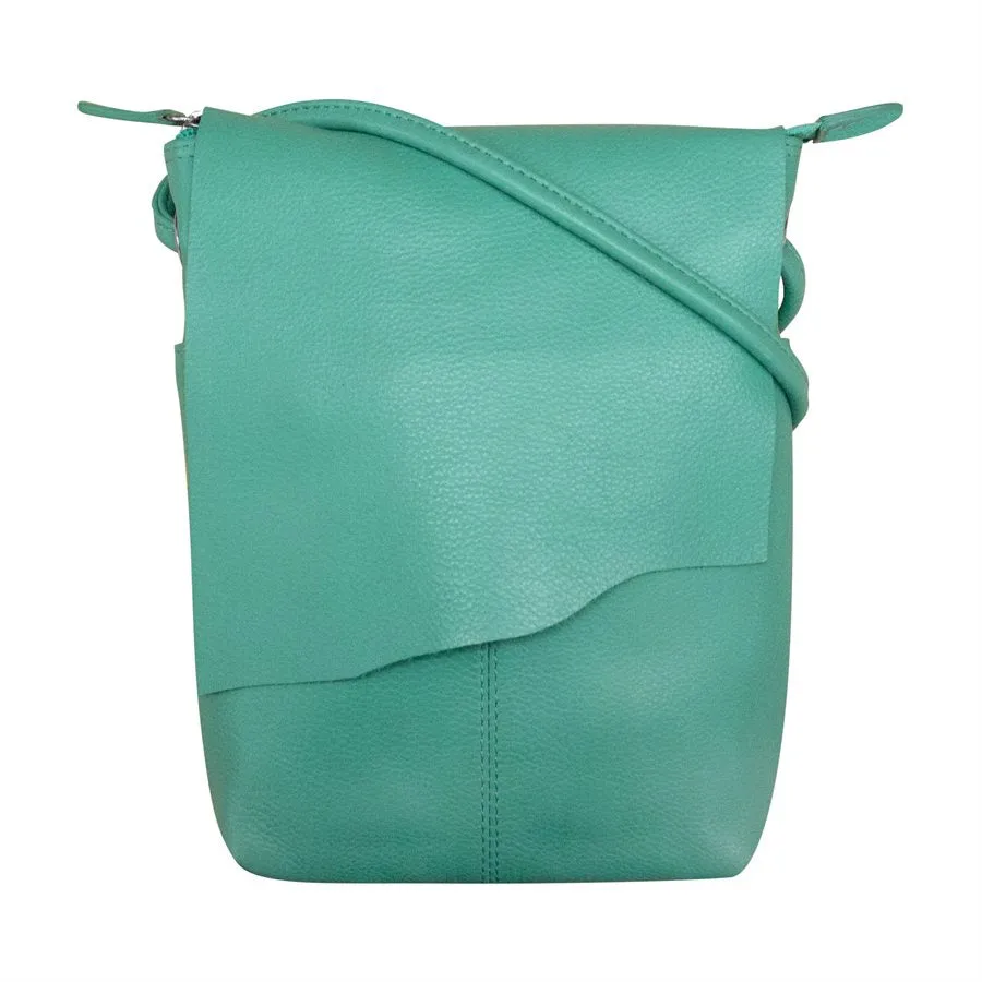 Small Crossbody With Raw Edges