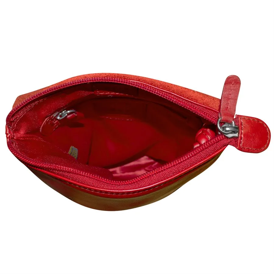 Small Crossbody With Raw Edges
