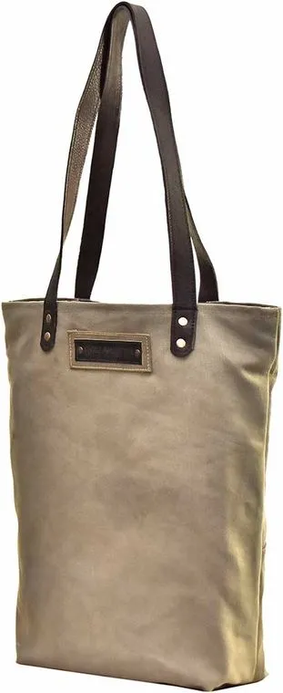 Small Things Great Love Recycled Military Tent Tote