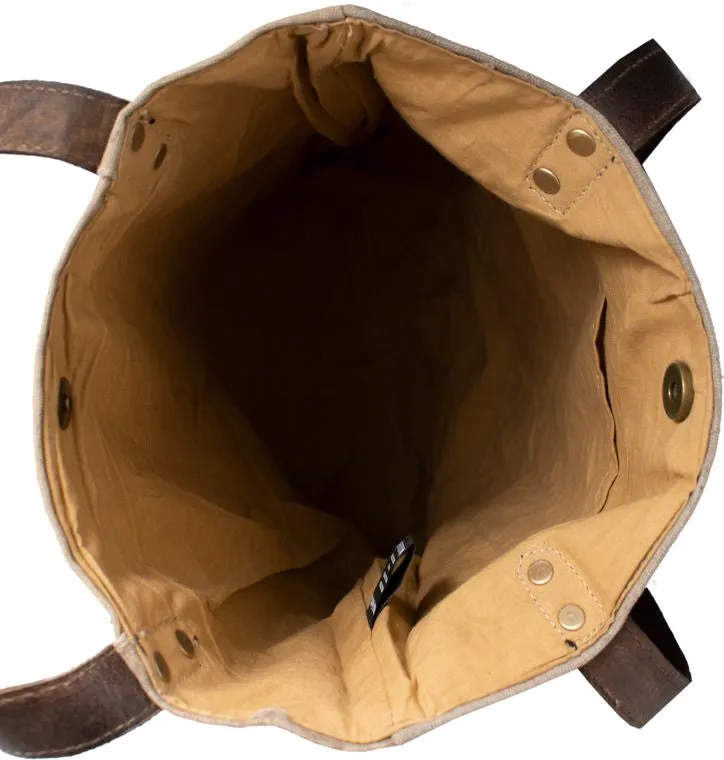 Small Things Great Love Recycled Military Tent Tote