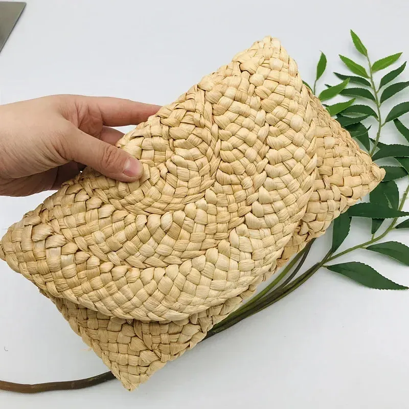 Straw Envelope Summer Bag