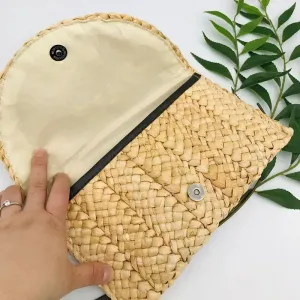 Straw Envelope Summer Bag