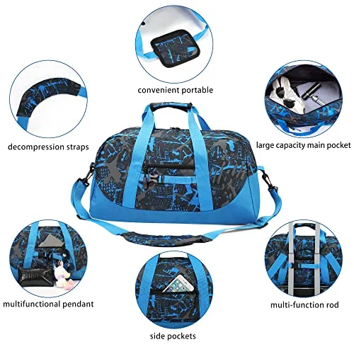 Stumdo Kids Overnighter Duffel Bags for kids, Carry-On Size