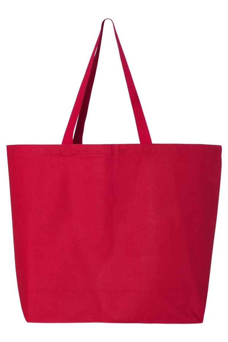 Sucker For Love Highland Cow Canvas Jumbo Tote