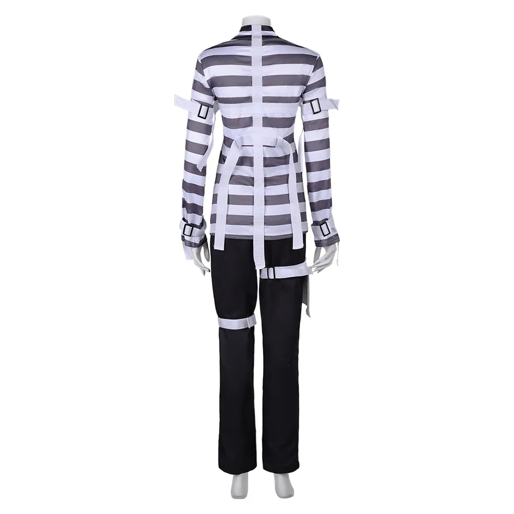 Suicide Squad: Kill the Justice League Harley Quinn Prison Uniform Cosplay Costume Outfits Halloween Carnival Suit
