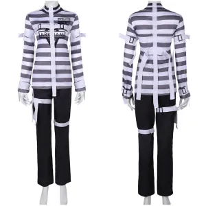 Suicide Squad: Kill the Justice League Harley Quinn Prison Uniform Cosplay Costume Outfits Halloween Carnival Suit