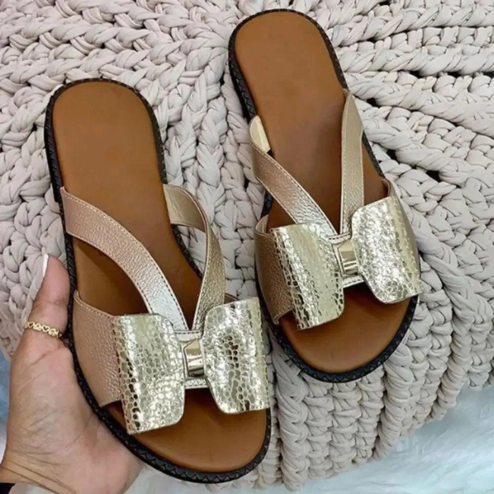 Summer Butterfly Womens Slippers Sandals Cute Casual Flat Comfort Luxury Styles Slippers