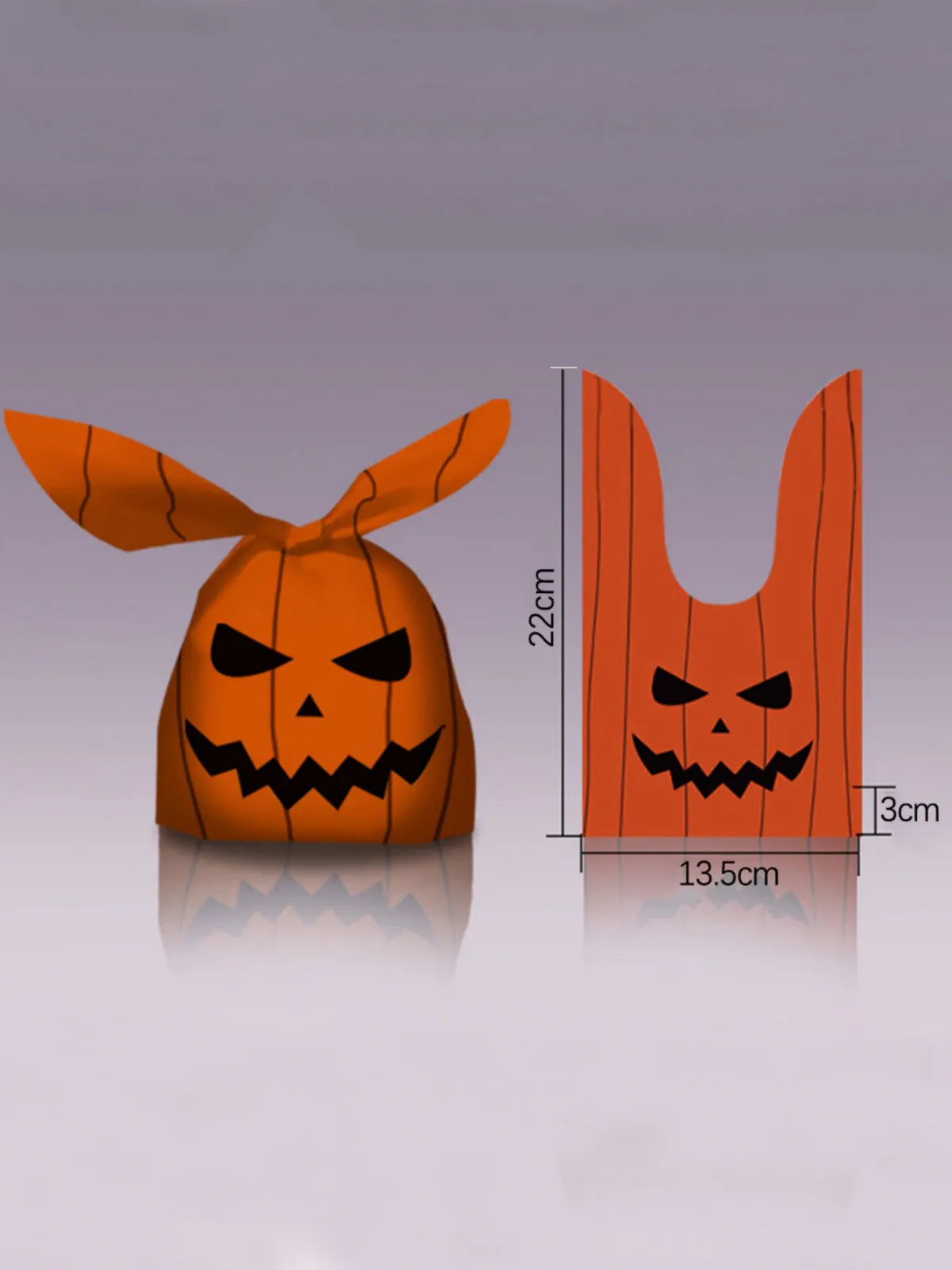 Sweet Delights 50-Piece Halloween Gift Bags