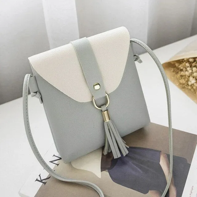 Teddy Grey Crossbody Bag