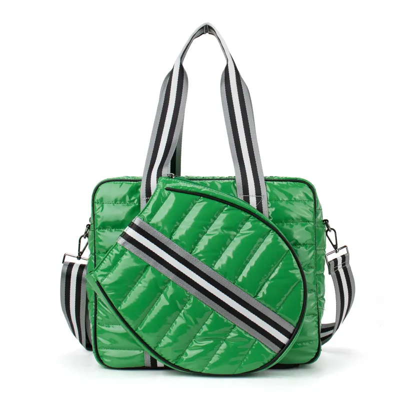 The Brooke | Tennis Puffer Duffel Sport Bag | 6 Colors