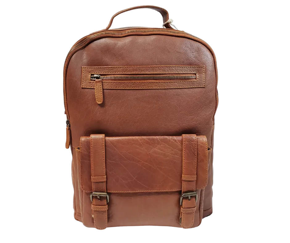 The Educator Leather Business Backpack Bag