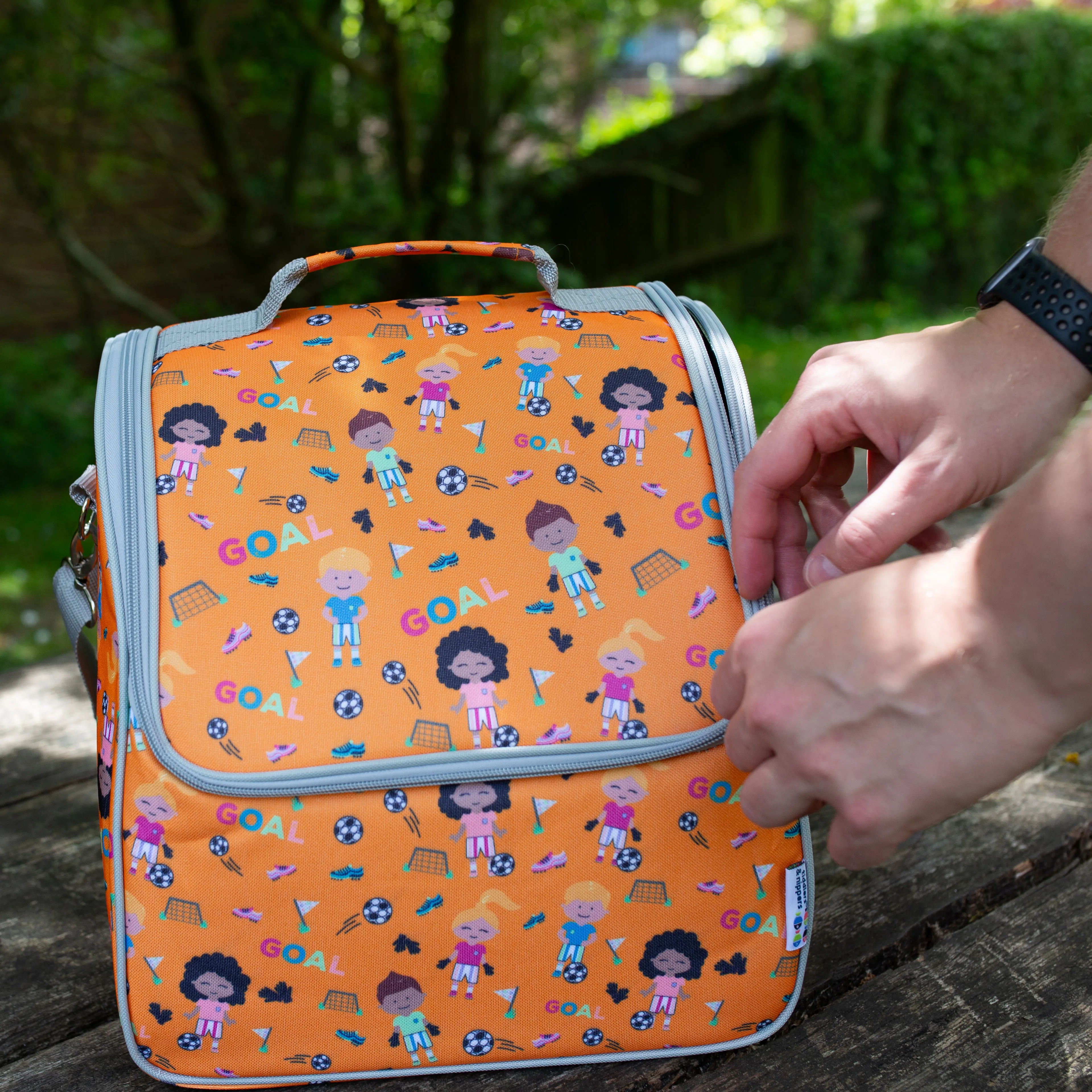 Tiddler Cooler Bag | Extra Large Insulated & Double Zipped | Carry Handle & Padded Shoulder Strap