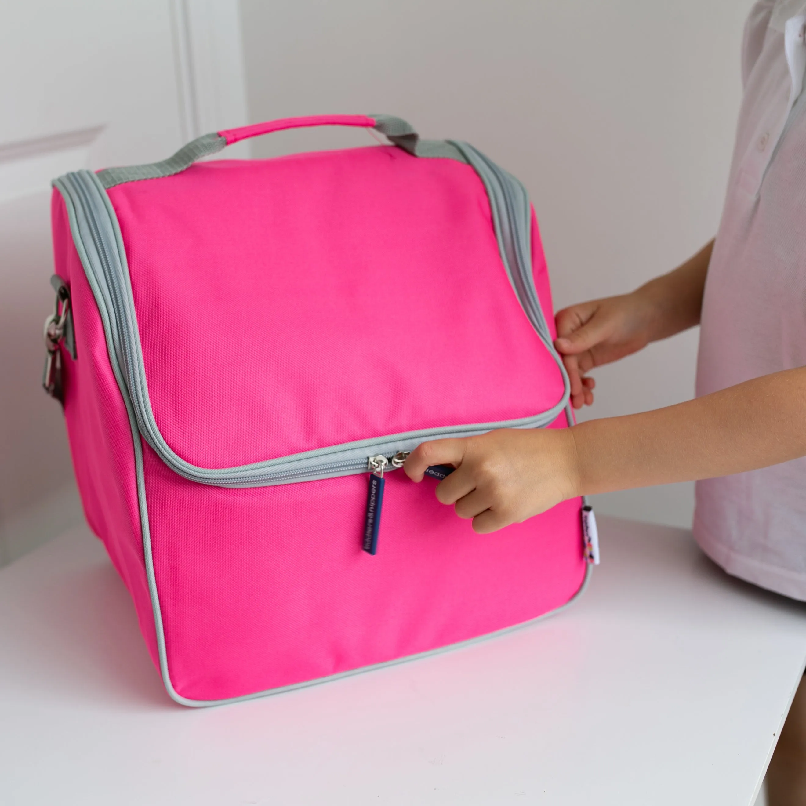 Tiddler Cooler Bag | Extra Large Insulated & Double Zipped | Carry Handle & Padded Shoulder Strap