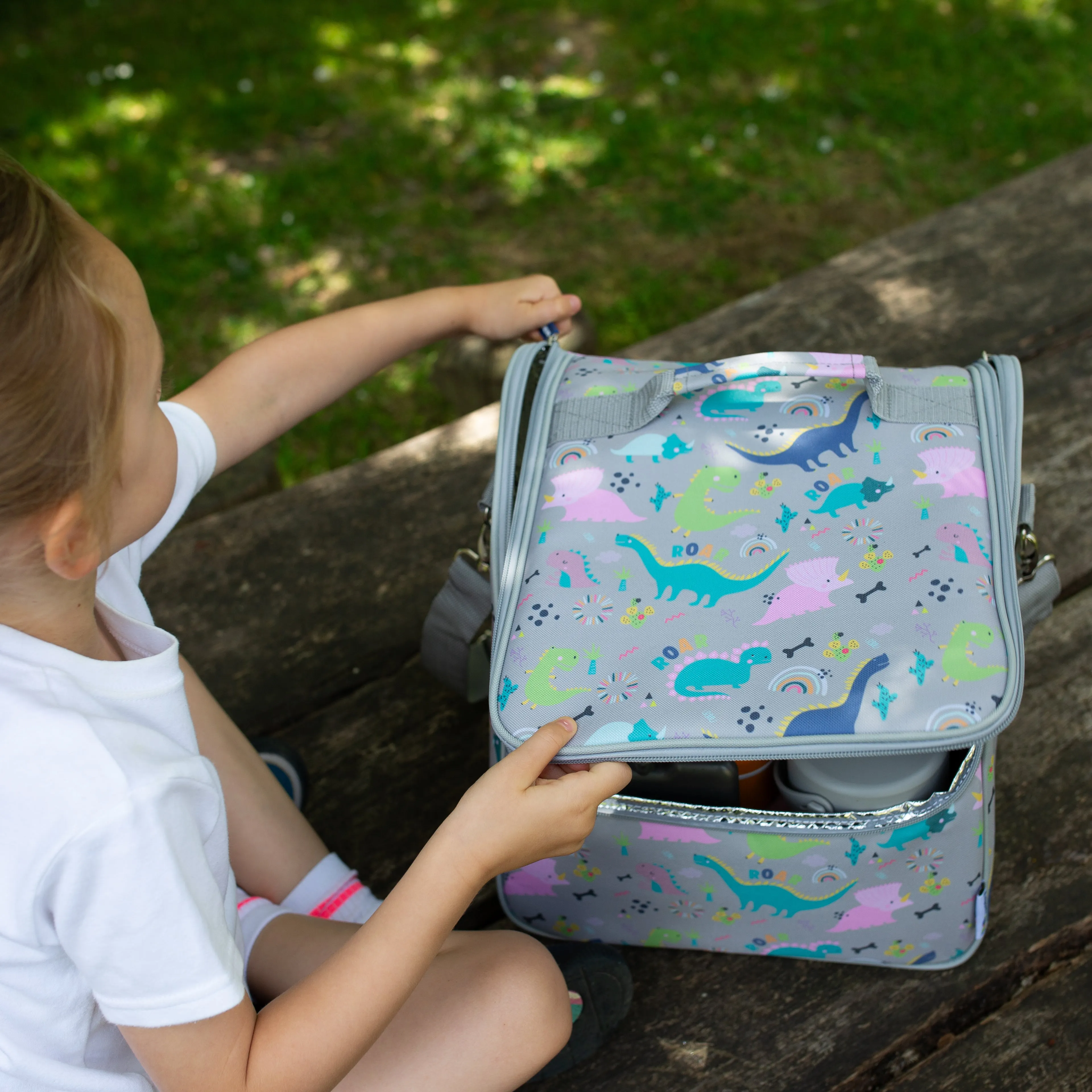 Tiddler Cooler Bag | Extra Large Insulated & Double Zipped | Carry Handle & Padded Shoulder Strap