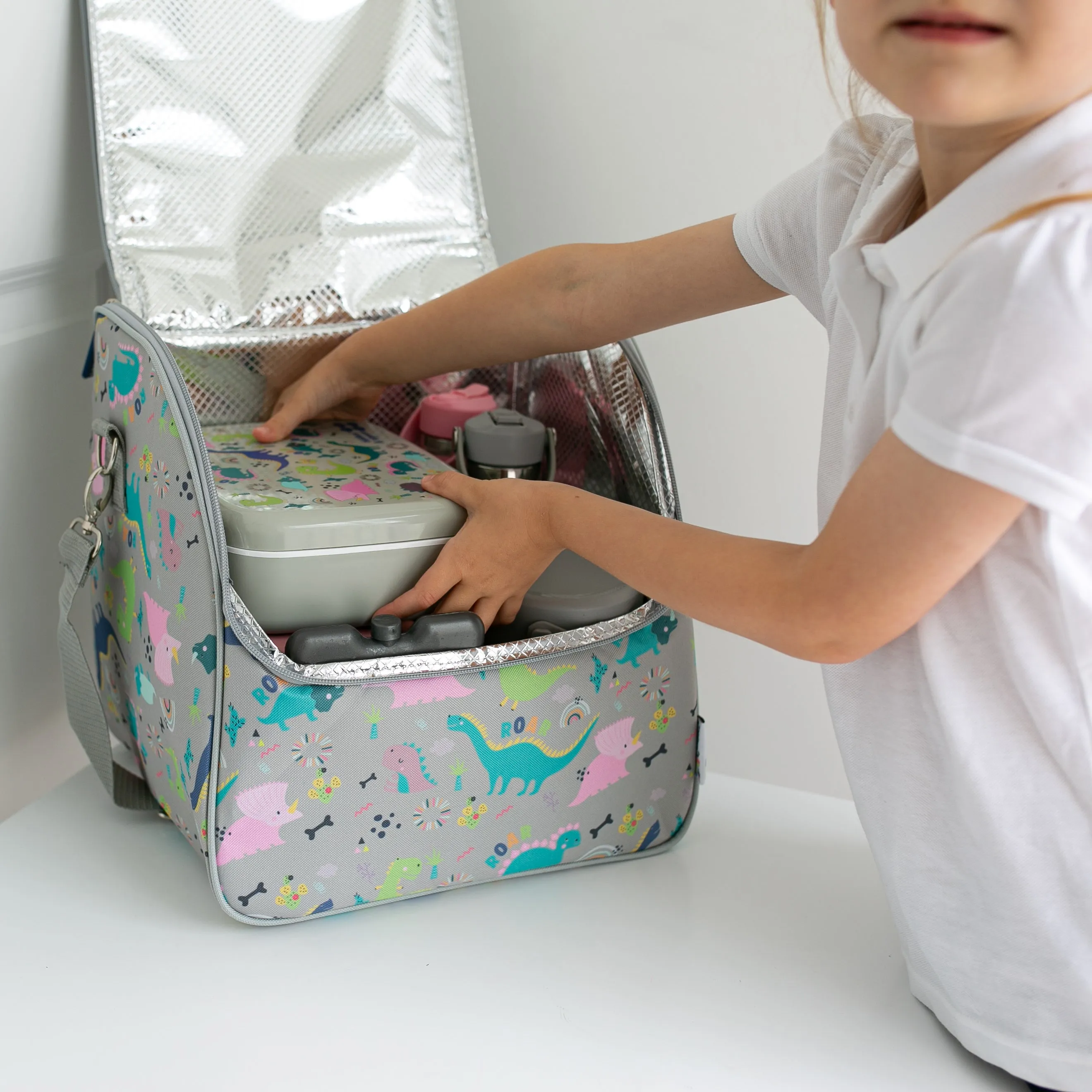Tiddler Cooler Bag | Extra Large Insulated & Double Zipped | Carry Handle & Padded Shoulder Strap