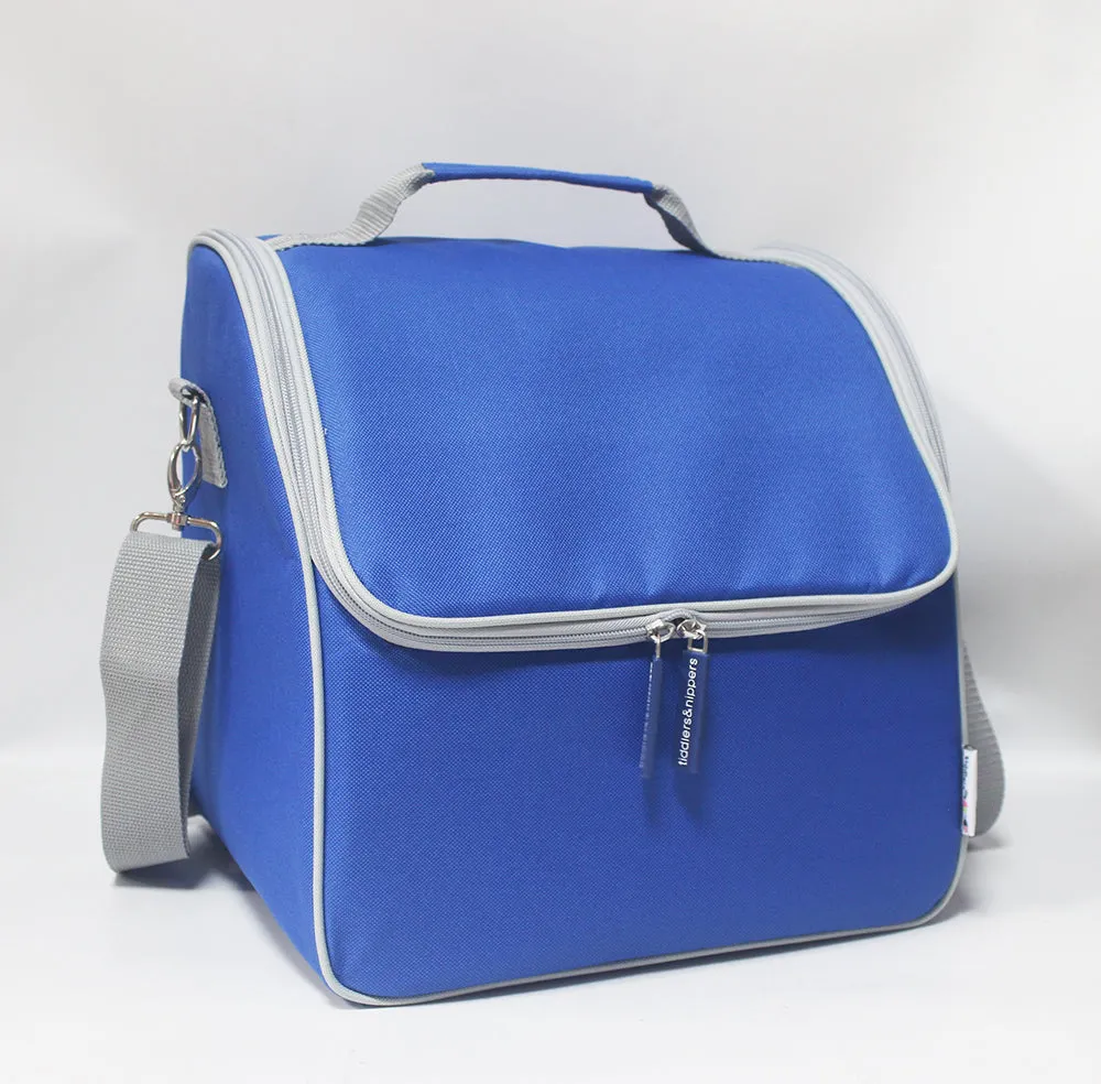 Tiddler Cooler Bag | Extra Large Insulated & Double Zipped | Carry Handle & Padded Shoulder Strap
