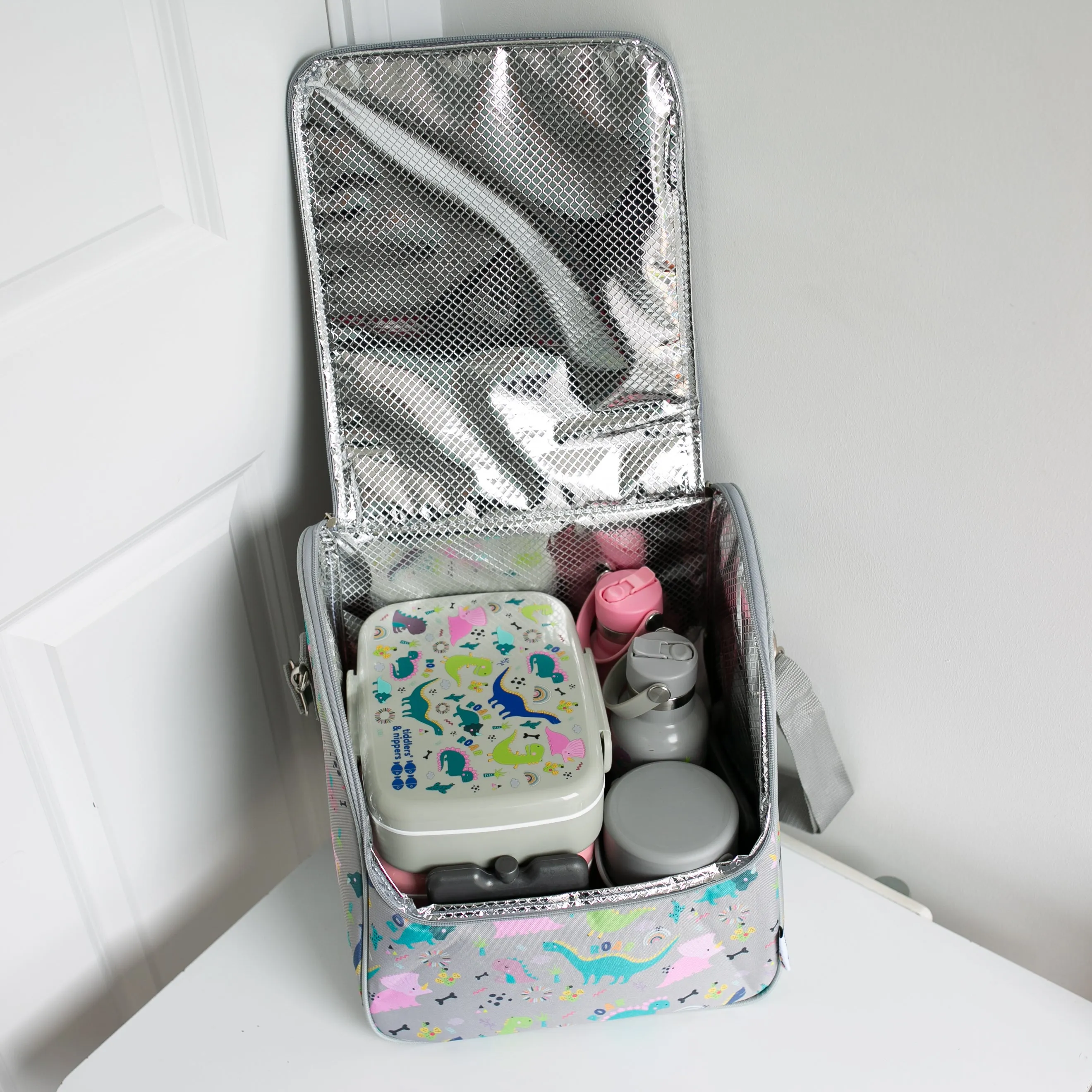 Tiddler Cooler Bag | Extra Large Insulated & Double Zipped | Carry Handle & Padded Shoulder Strap