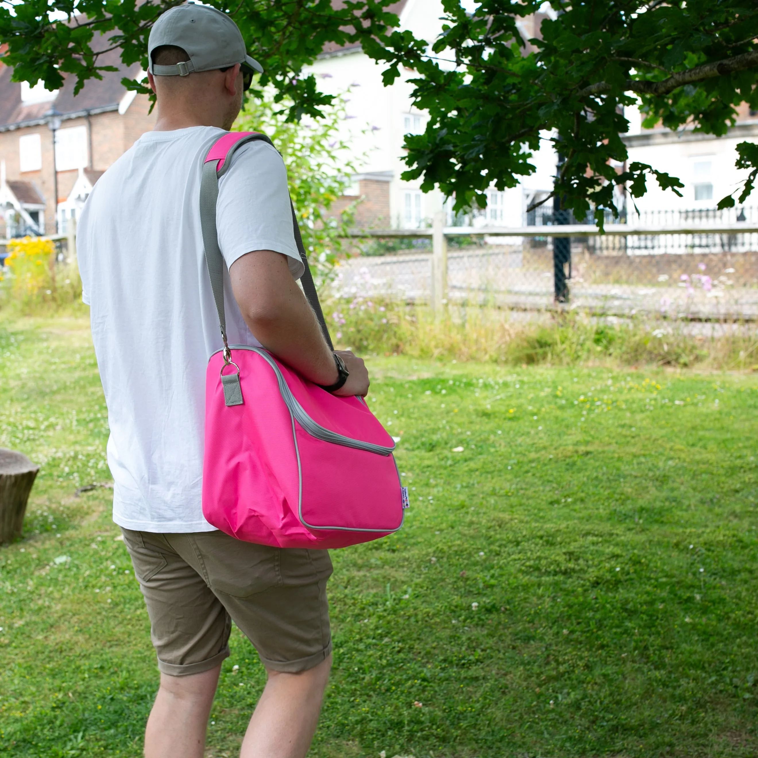 Tiddler Cooler Bag | Extra Large Insulated & Double Zipped | Carry Handle & Padded Shoulder Strap