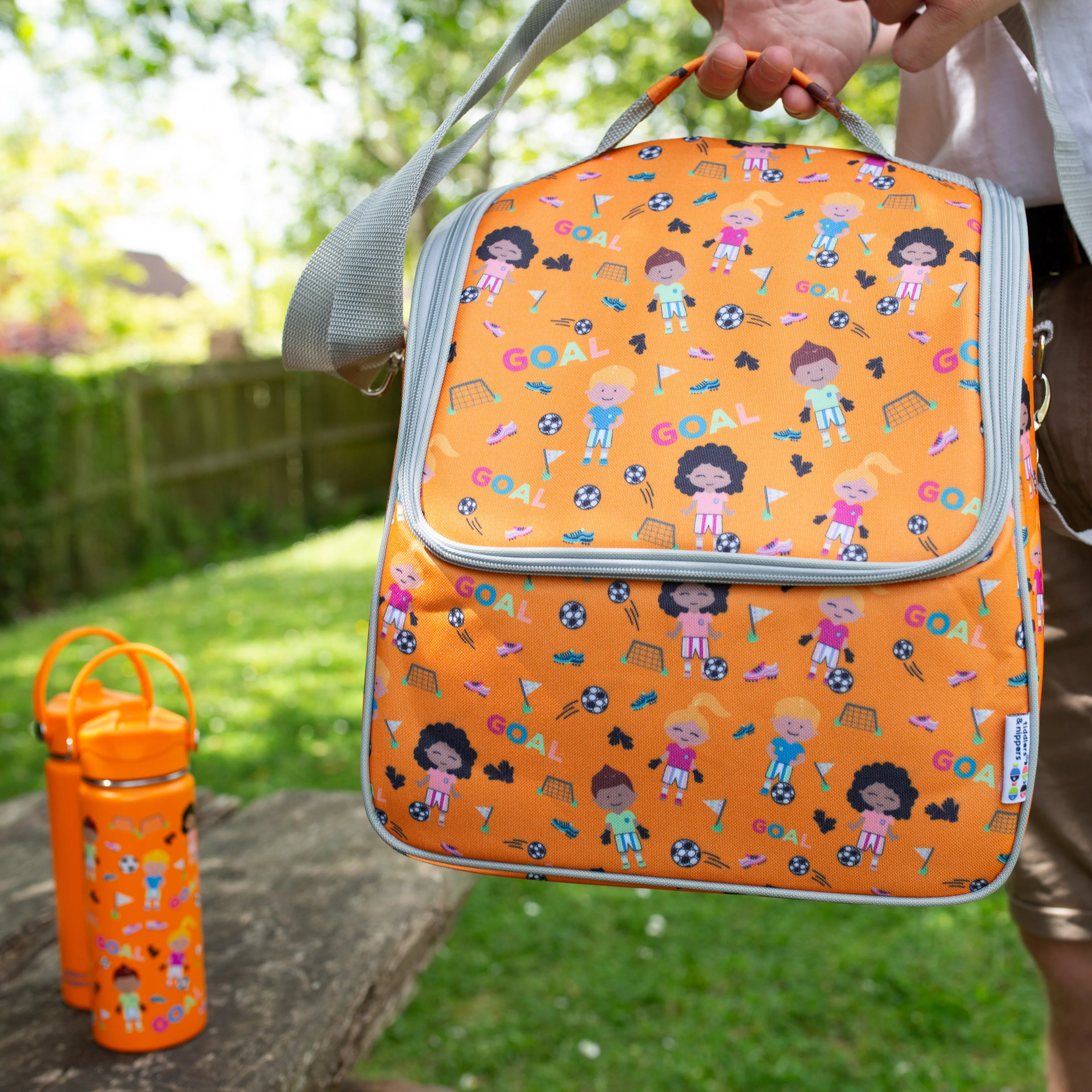 Tiddler Cooler Bag | Extra Large Insulated & Double Zipped | Carry Handle & Padded Shoulder Strap