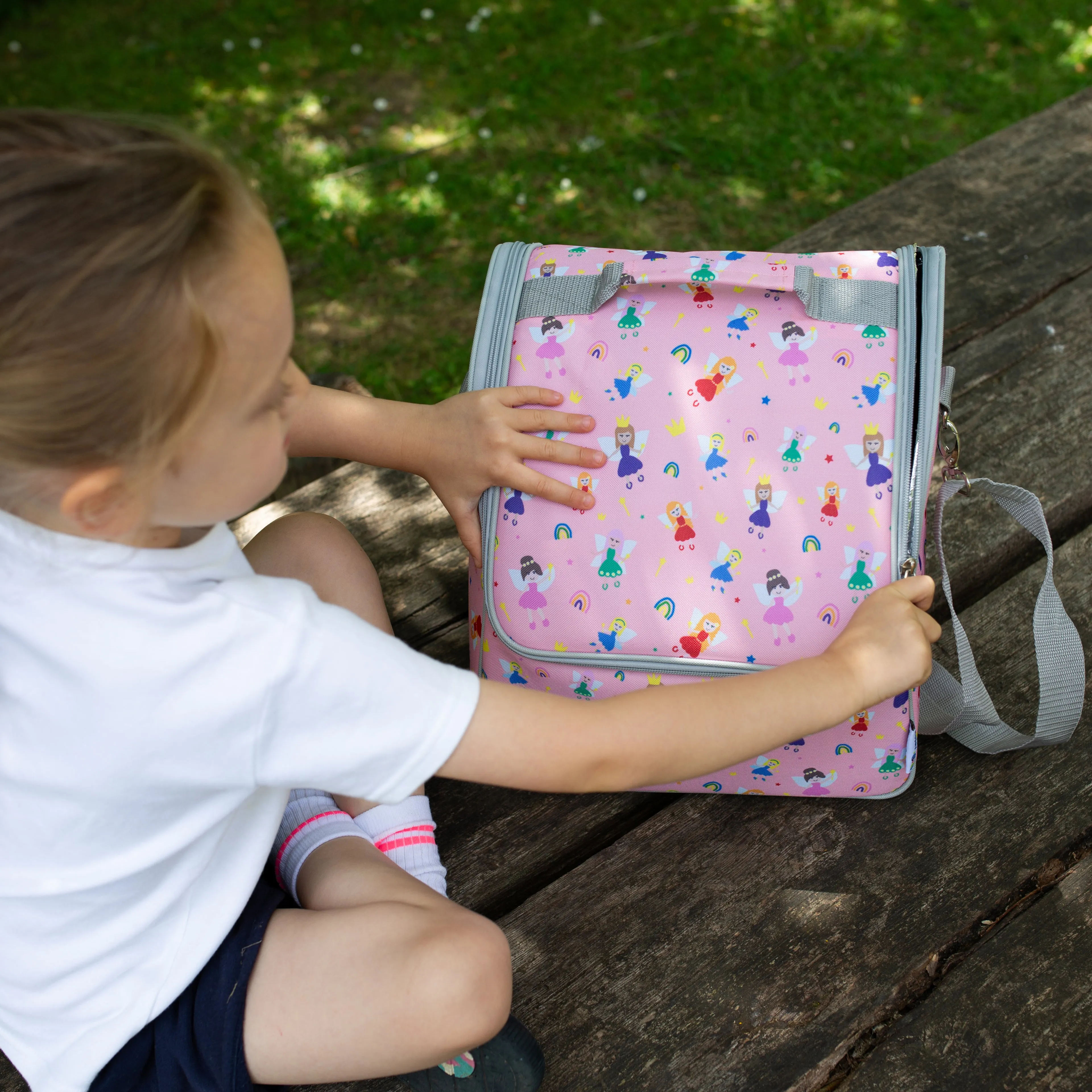 Tiddler Cooler Bag | Extra Large Insulated & Double Zipped | Carry Handle & Padded Shoulder Strap