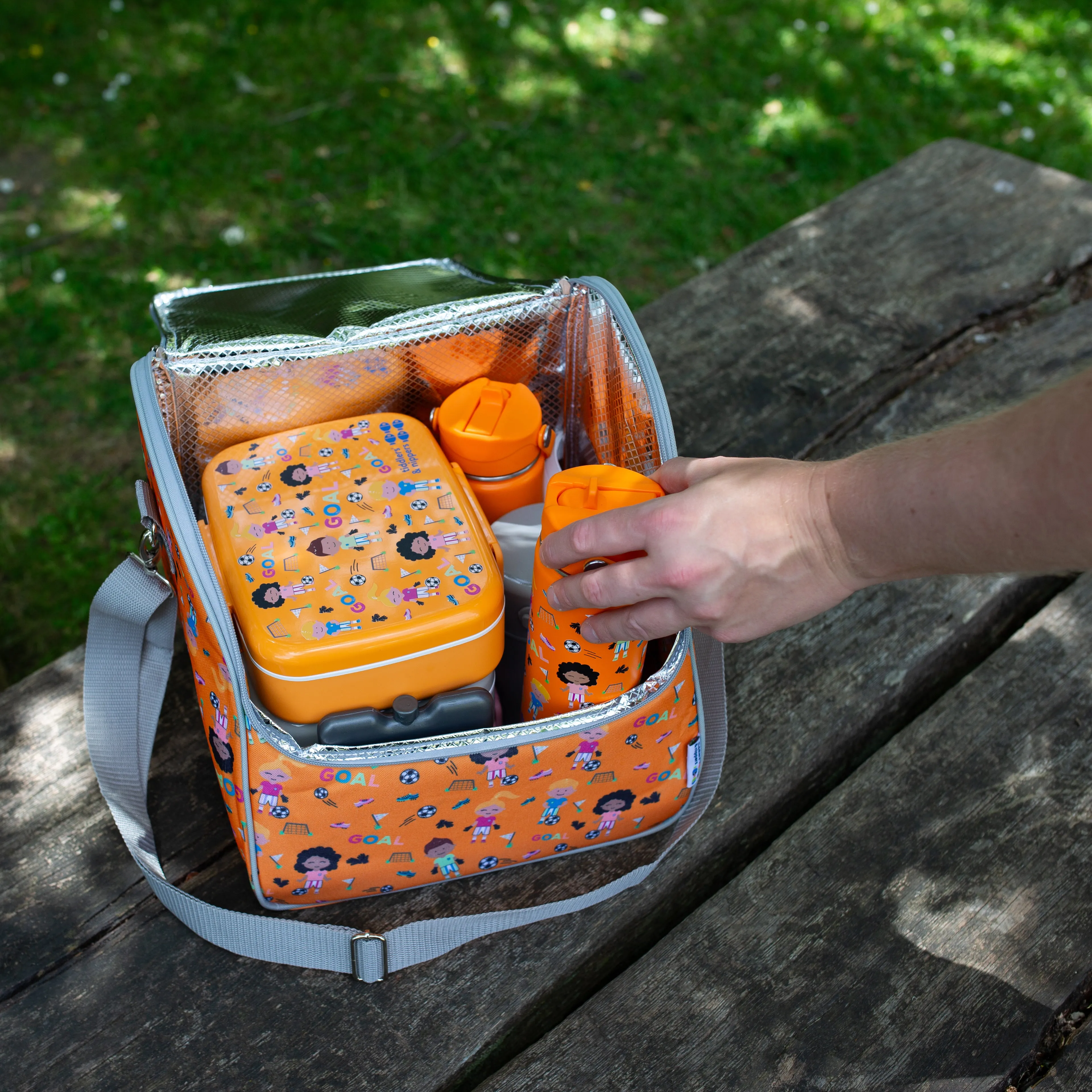 Tiddler Cooler Bag | Extra Large Insulated & Double Zipped | Carry Handle & Padded Shoulder Strap