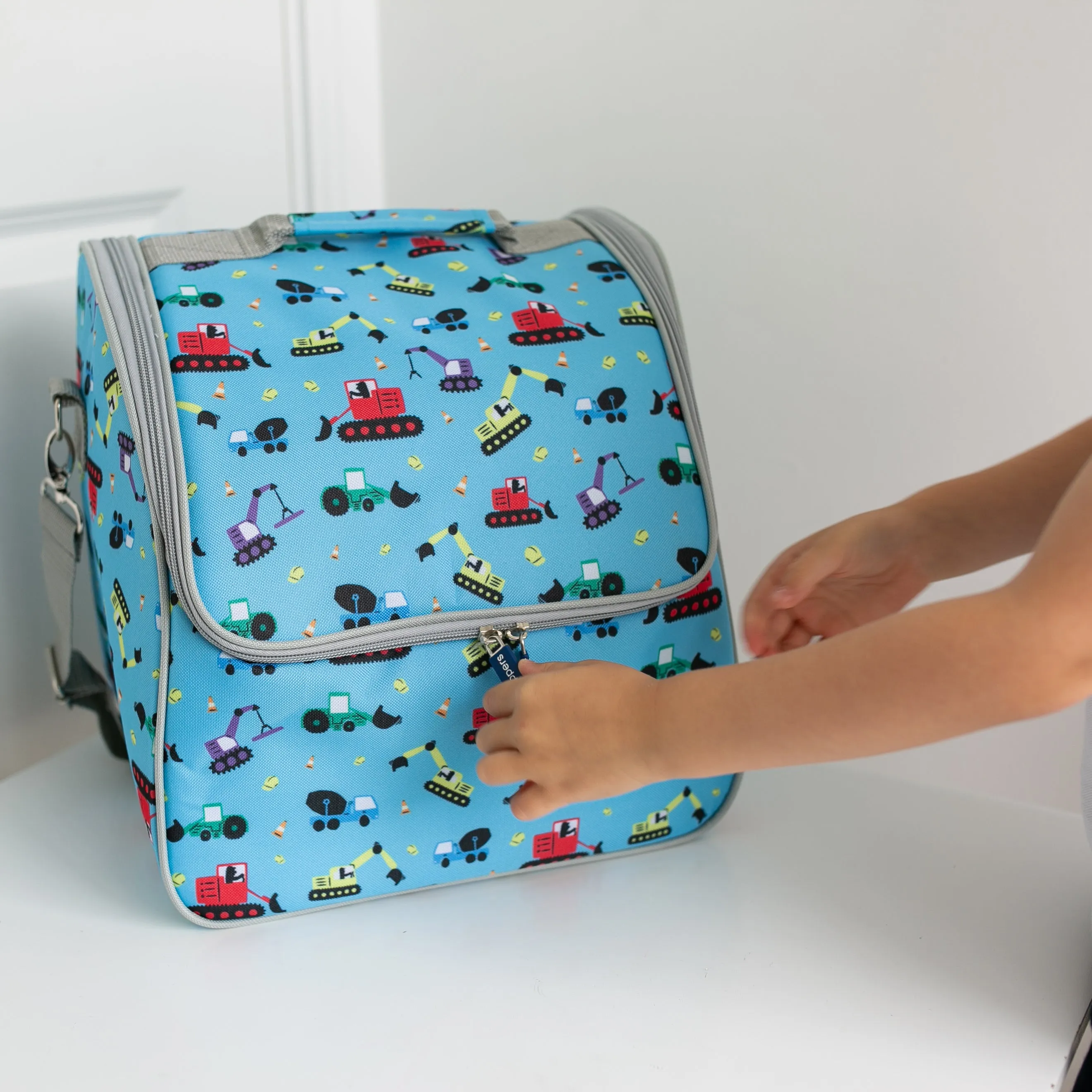Tiddler Cooler Bag | Extra Large Insulated & Double Zipped | Carry Handle & Padded Shoulder Strap