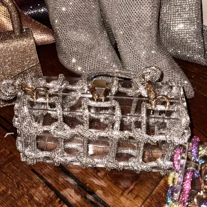 TIE ME UP BAG/ST201 Silver