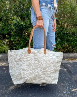 Tiger Stripe Weekender Bag