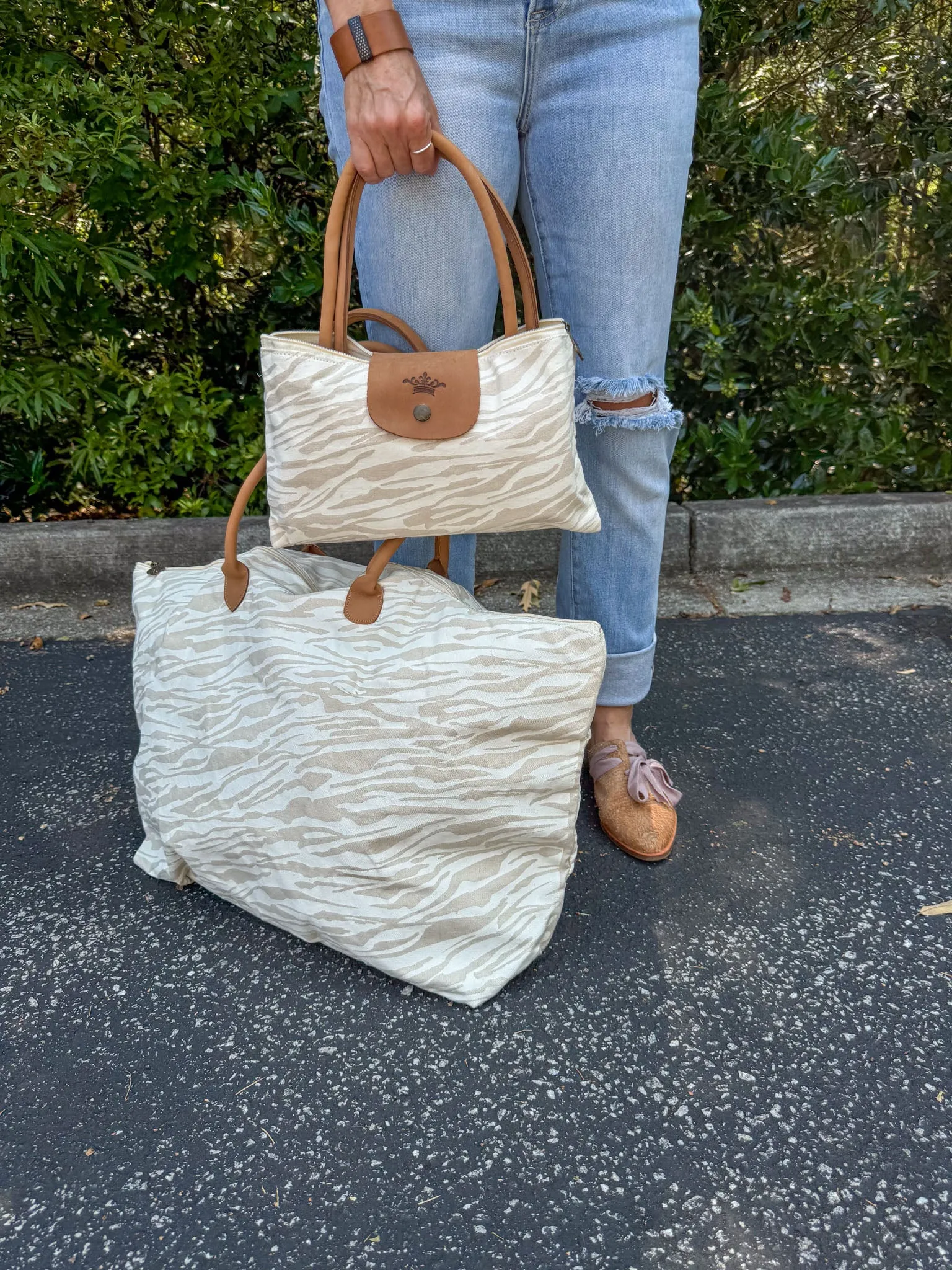 Tiger Stripe Weekender Bag