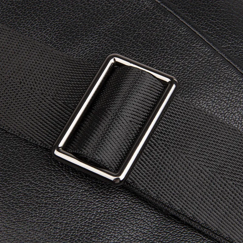 Top Grain Genuine Leather Mens Briefcase Business Messenger Bag New Fashion Crossbody Shoulder Bag 1044