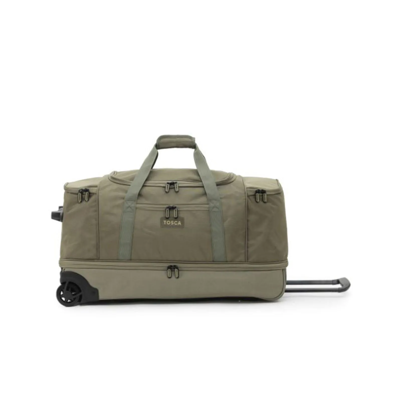 Tosca 70cm Split Duffel Wheel Bag Khaki