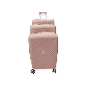 Travelmate 3 Piece Luggage Set L-346 Pink
