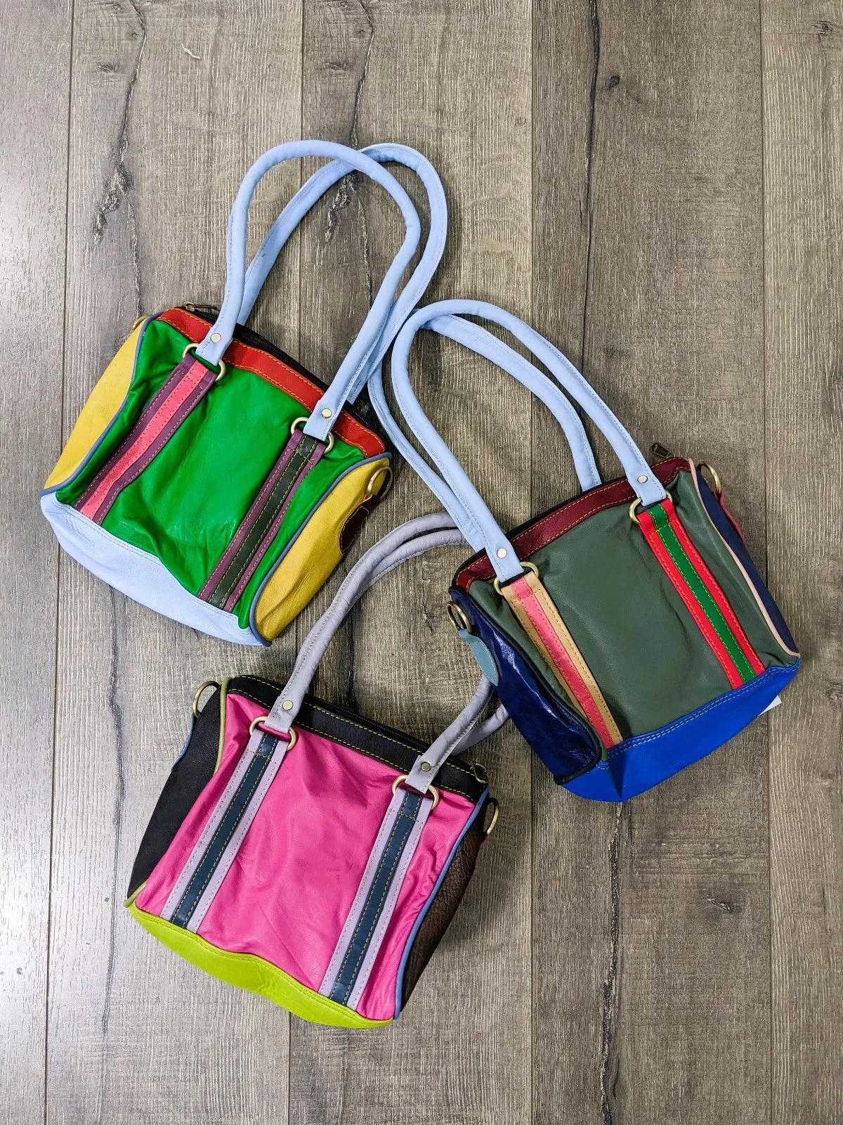 Two Handle Leather Bag