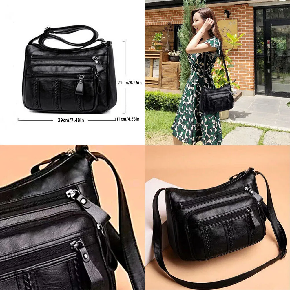 US 1-2 Pack Women's Crossbody Wallet Cell Phone Case Shoulder Bag Pouch Large
