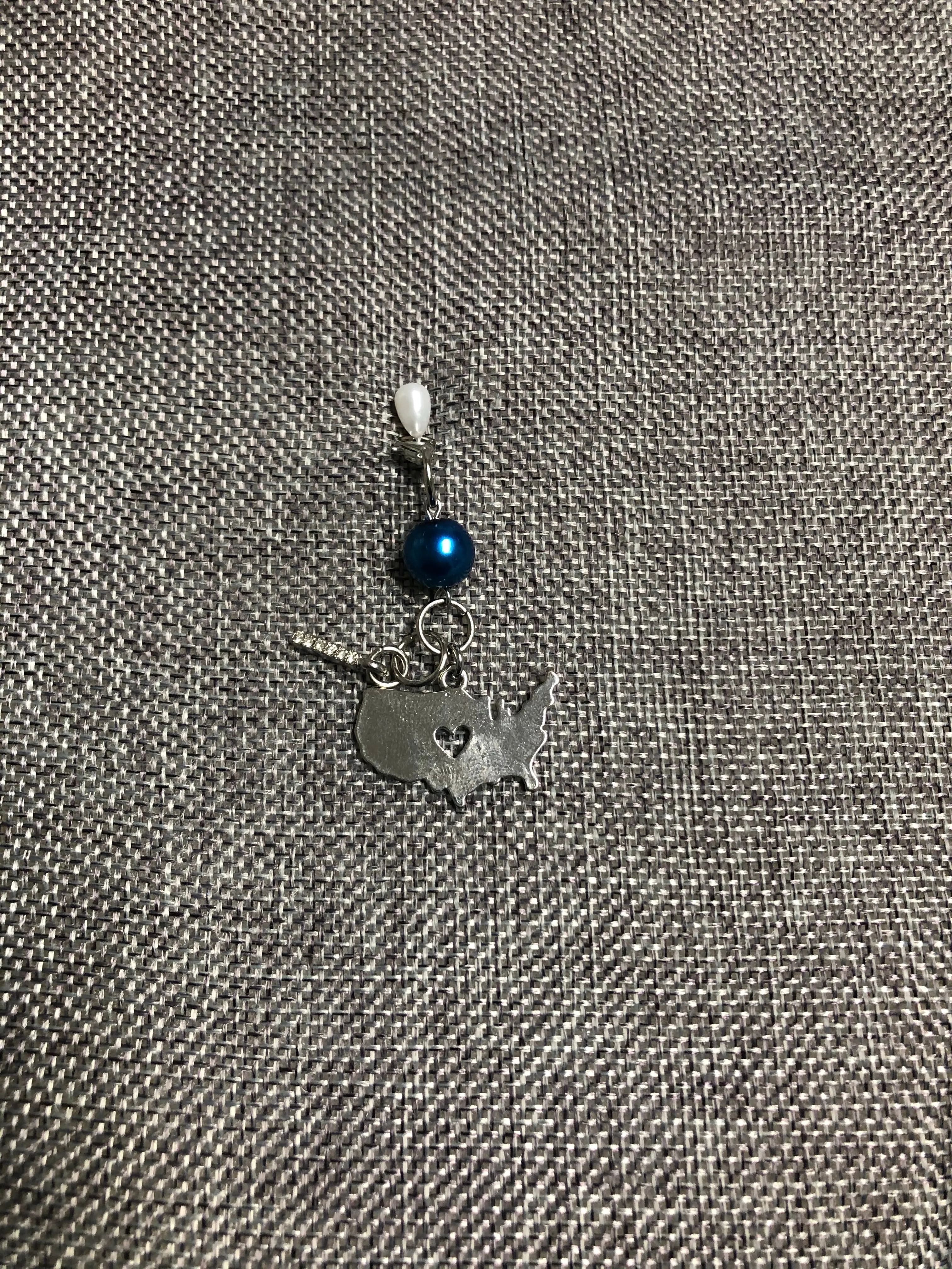 USA Zip Charm