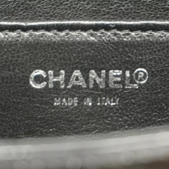 Vintage CHANEL patent enamel clutch bag, wristlet in mademoiselle portrait, Just a drop of Number 5, in black, yellow, and red.  050907rk1